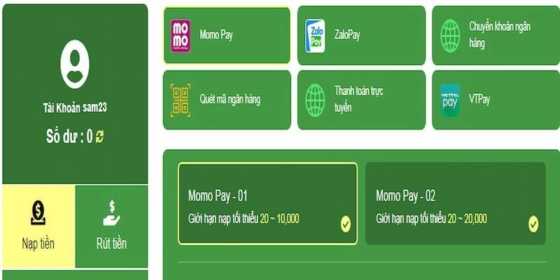 Quy trình nạp vốn bằng mã QR cực nhanh